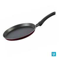 Сковорода для блинов 220 мм 1 руч, б/кр. 1,5 мм МАСЛЕНИЦА