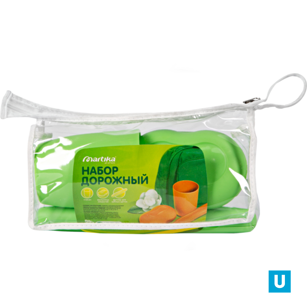 Набор предметов личной  гигиены "Дорожный"  С16 Цвет в ассортименте  МАРТИКА (Барнаул) уп.16