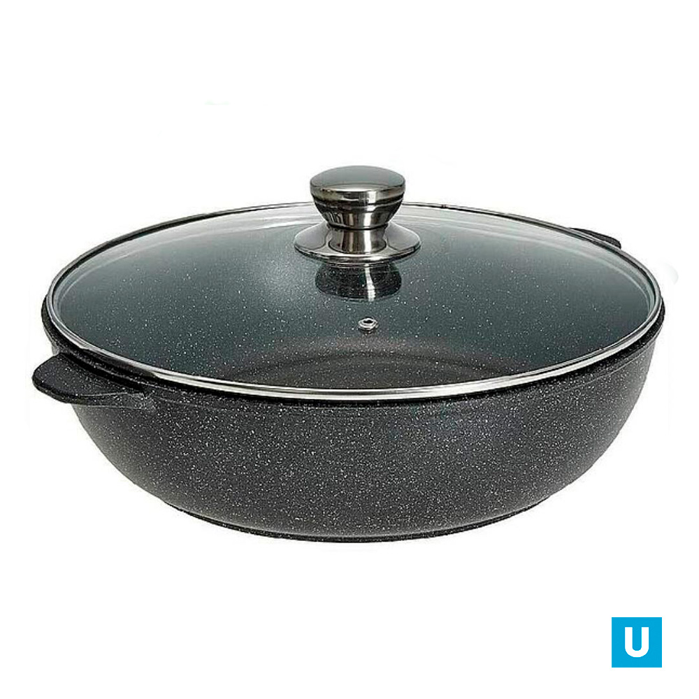 Жаровня 26 см "Орион" Мрамор, а/п, ст./кр. инд. упаковка