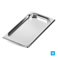 Гастроемкость из нержавеющей стали GN 1/3 327Х176Х20 мм, Luxstahl, Китай, га13