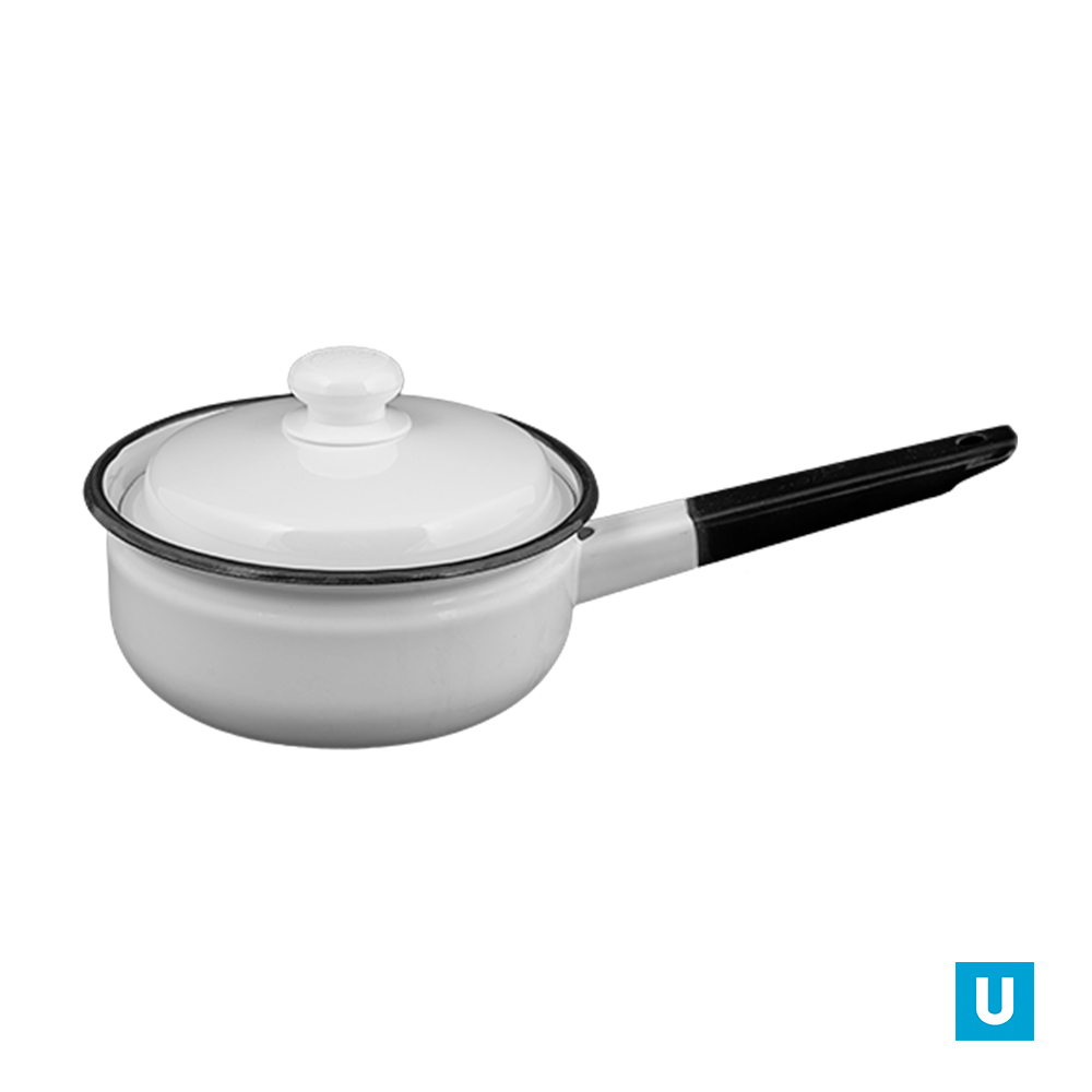  Ковш 2 л с кр., белый, пл.кнопка