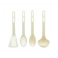 Набор кухонных принадлежностей из 4 предметов Granite (белый)