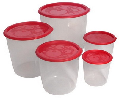 Набор контейнеров круглых высоких многофункцион. 5шт С265 МАРТИКА (Барнаул) уп.6
