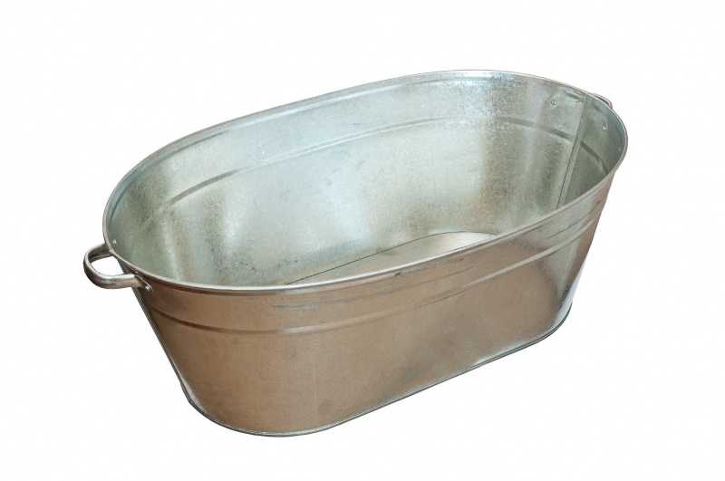 Ванна хозяйственная оцинкованная  45л г.Магнитогорск 