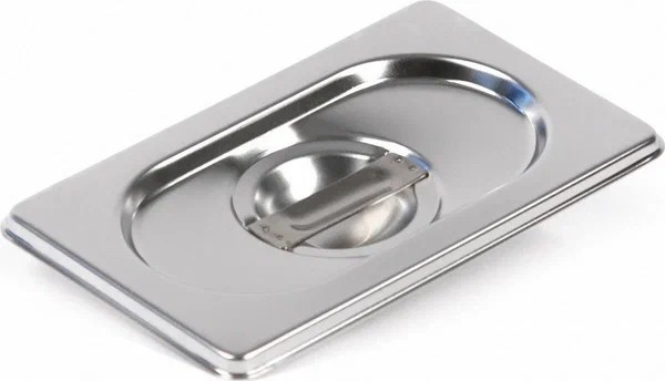 Крышка д/гастроемкости нерж 1/9 176*109мм