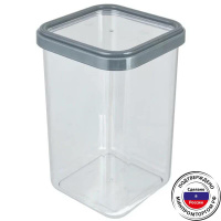 Банка для сыпучих продуктов Cubbo Scandi 1,6л (серый)