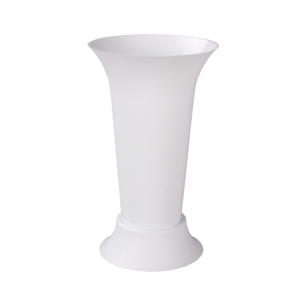Ваза д/цветов под срезку 3л (d185мм, h310мм) (белый) (уп.12)