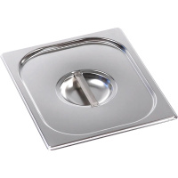 Крышка д/гастроемкости нерж 1/2 327*265мм