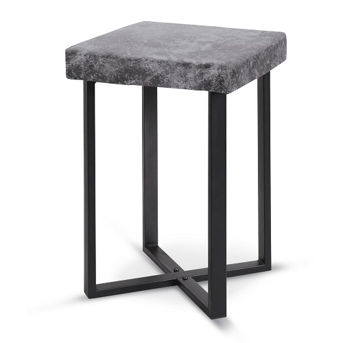 Табурет с квадратным сиденьем разборный (НТ5-В/ГР графит)