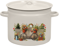 Кастрюля 9,0 литров (Романтика) (С-1621/4Жм) 