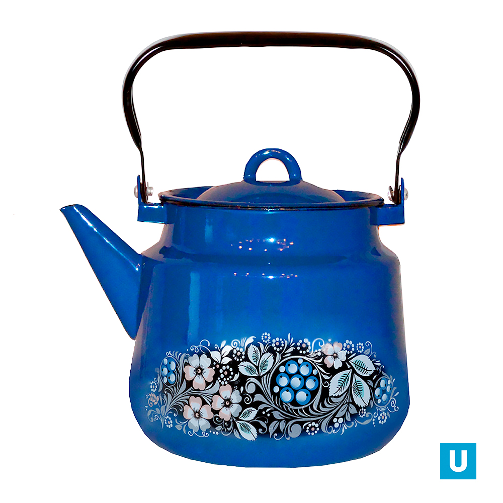 Чайник 3,5л, син. с зерн.с рис 1с26с 
