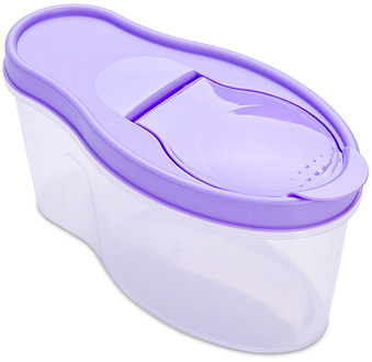 Контейнер для сыпучих продуктов "Альто" 1,0л С281 Цвет в асс-те МАРТИКА (Барнаул) уп.21