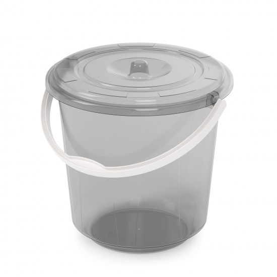 Ведро 7л "ХОЗЯЮШКА" с крышкой