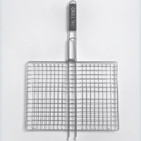 Решетка гриль для барбекю 40*30*1.5см длина 62см тол.прута 1,4мм. Арт.UC-BBQ05