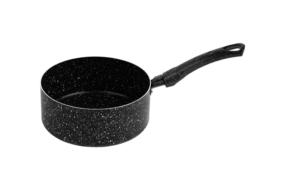 Кастрюля (ковш) 2,5 л, 200 мм, 1 руч, б/кр, а/п. ИЗИ СТОУН индукция. Алюминий марки А5