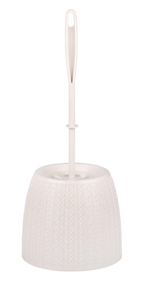 Ерш с подставкой "Вязаное плетение" (150ммх150ммх370мм) Бежевый