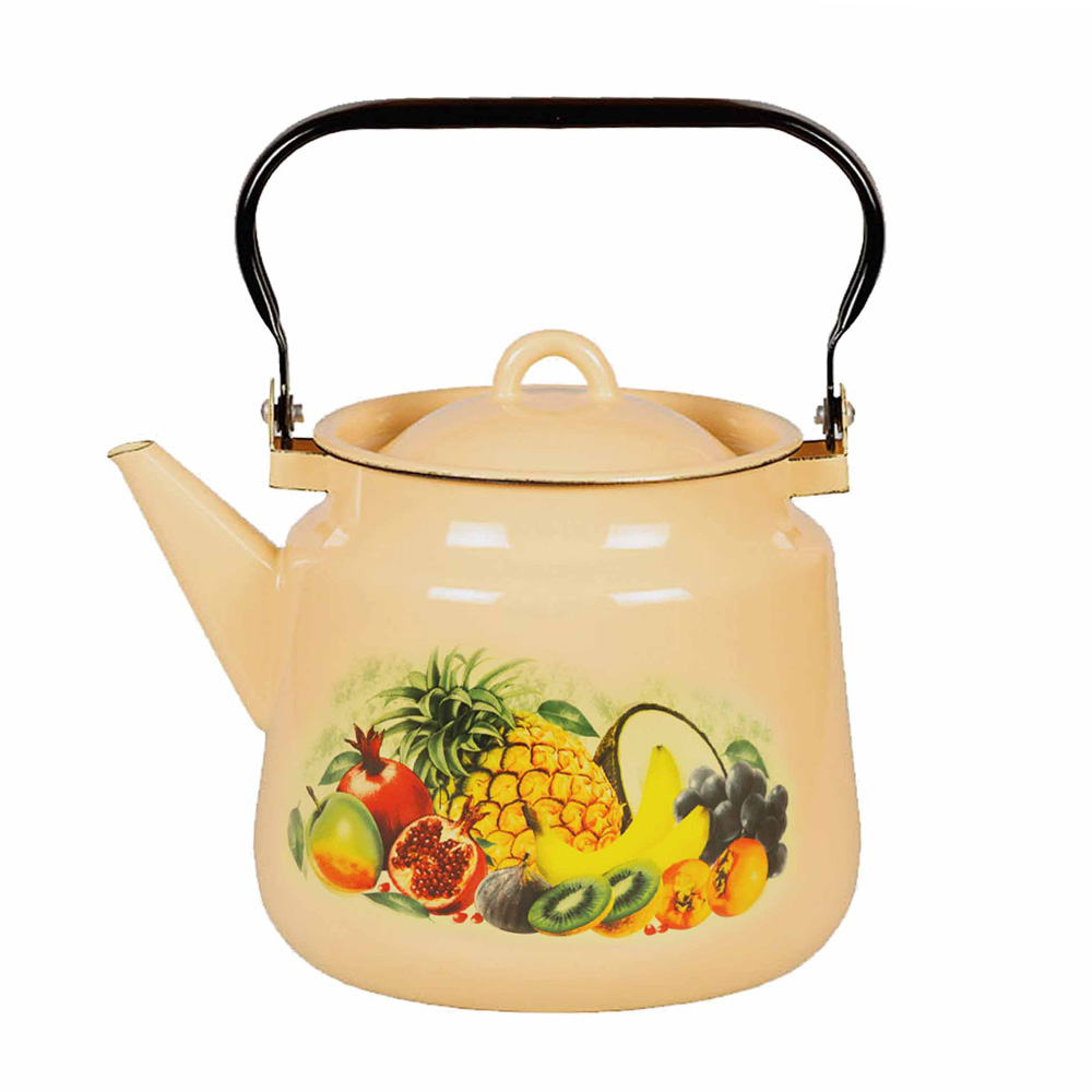 Чайник 3,5л крем. с рис. 1с26с 