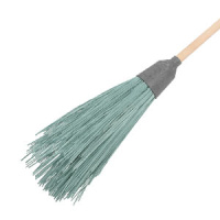 Метла наборная «5» 5 колец,  ворс вторичный ПП, колпак, чер/берез 120 см