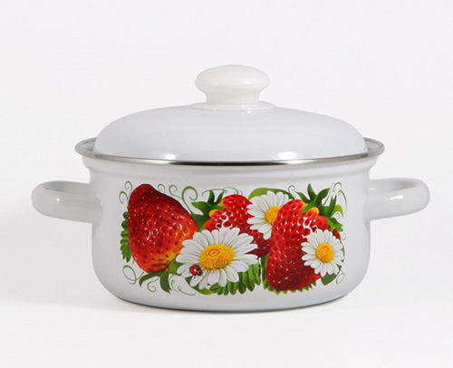 Кастрюля 2,0 литра низ/цил "Сочная клубника" (С-1510АП2/4)
