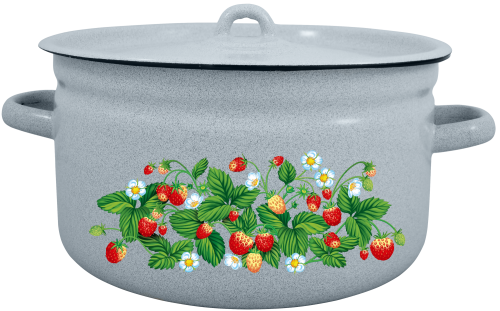 Кастрюля 5,5 литра "Земляника лесная" (С-1617/4) 
