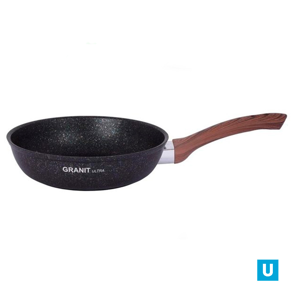 Сковорода 280мм с ручкой, АП линия "Granit ultra" (blue)