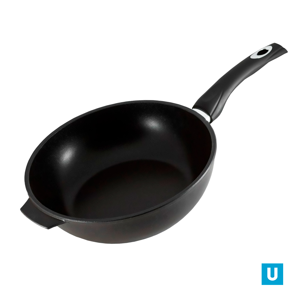 Сотейник 280/82мм Классик с пласт./ руч. без кр., ст281а***