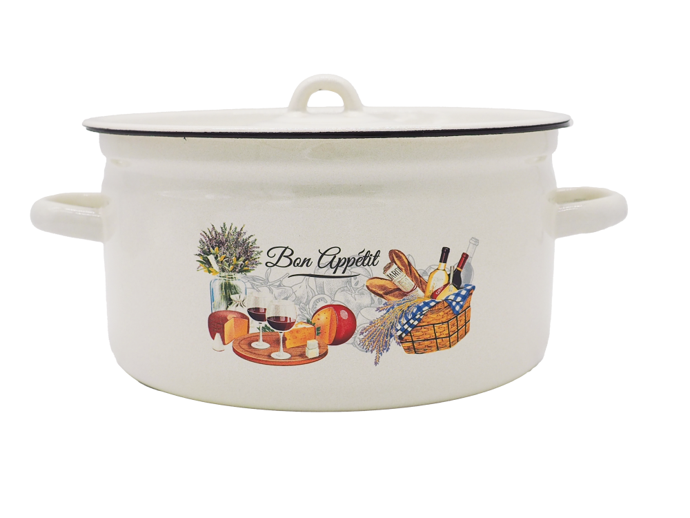 Кастрюля 9,0 литров (Пикник) (С-1621/4Жм) 