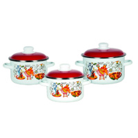 Набор из 3 пред.№02 "Завтрак", белосн., 6KB021M