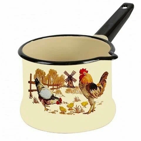 Ковш без кр. 90104-072/4 1л (слоновая) Подворье