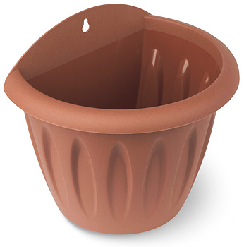 Кашпо настенное "Фелиция" цвет в ассортименте д16см С120(в уп. 35шт)