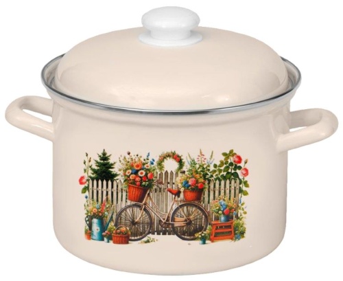 Кастрюля 4,5 литра "Романтика" (С-1615АП2/4) 