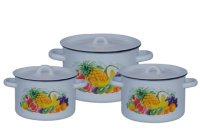 Набор из 3 пред.№33 "Экзотика" сер-гол. цил. 1,5л; 2,9л; 4,5л 1с33