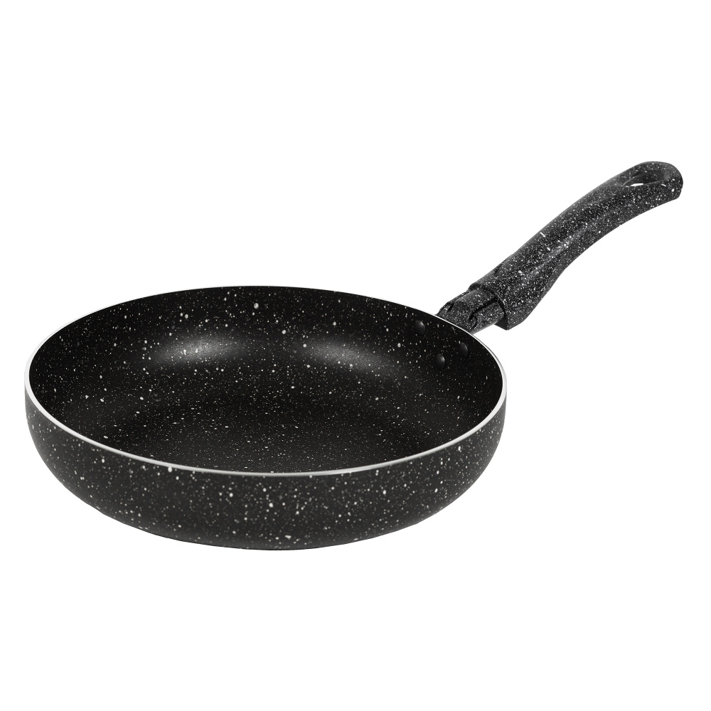 Сковорода 200 мм, 1 руч, б/кр, а/п. ИЗИ СТОУН индукция. Алюминий марки А5