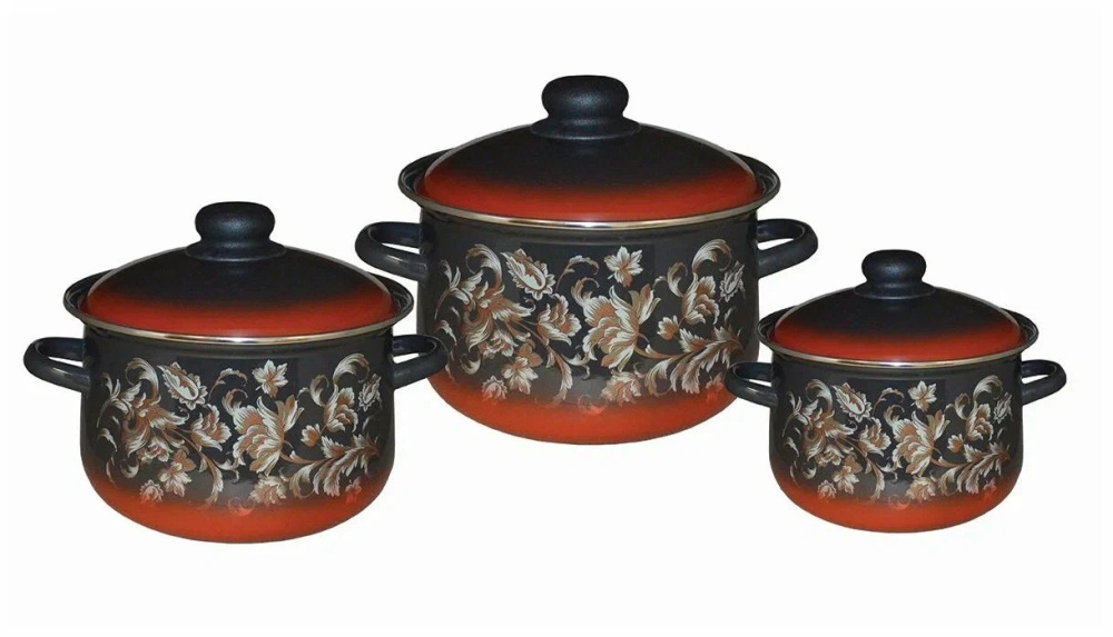 Набор из 3 пред.№408 "Драгоценный ", черн.с красн. подп.,1с408 