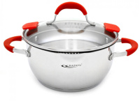 Кастрюля 5,2л. (Аврора) d-24 с мерной шкалой