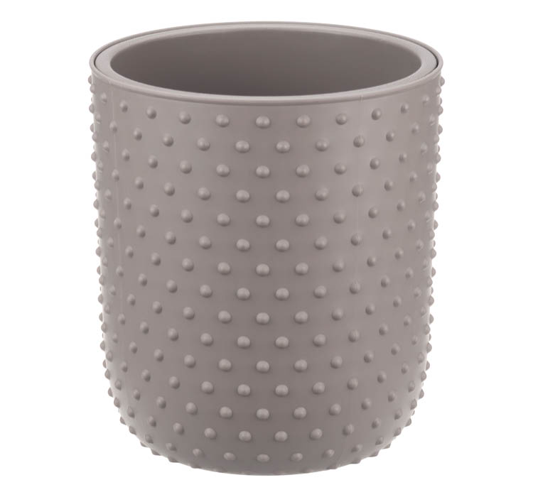 Кашпо  БАБЛ 155мм  1,5л со вставкой   французcкий серый