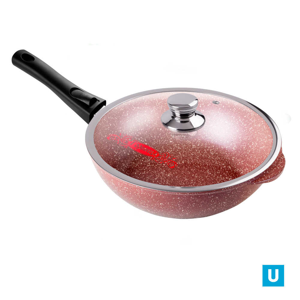 Сотейник 240/82мм Шоколад съем/руч. с кр. (п/у), ст2413аш***