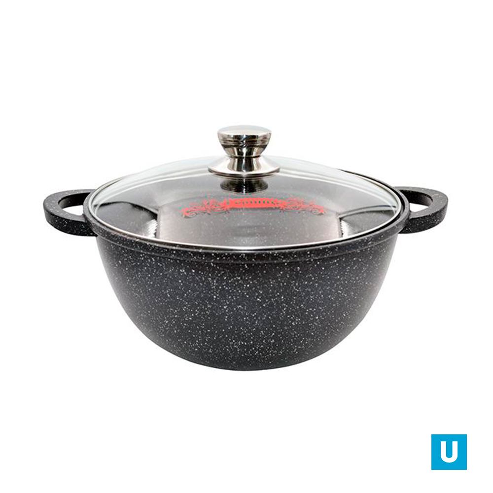 Казан 4л. 280/100 Гранит Индукция лит/руч. с кр. (п/у), Икн2832аг