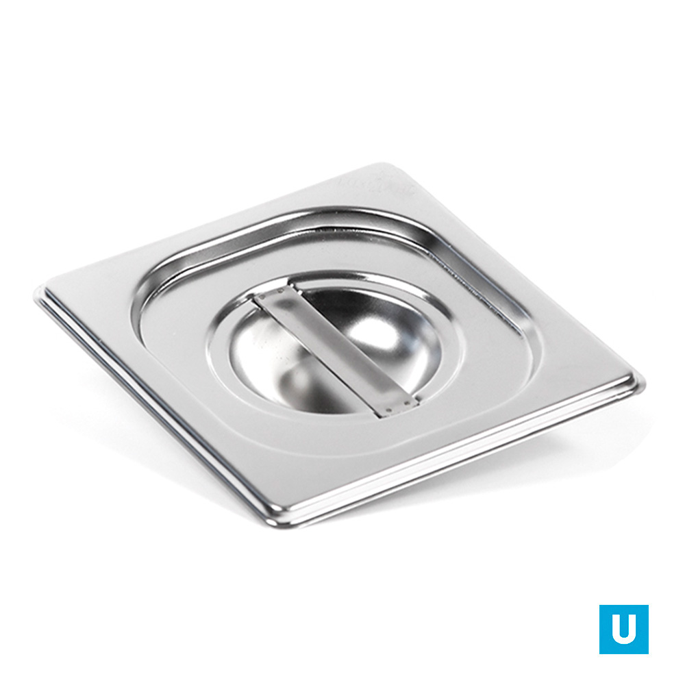 Крышка из нержавеющей стали для GN 1/6,  Люкстайлl, Китай, га39 (10216170/180422/3084825/1, )