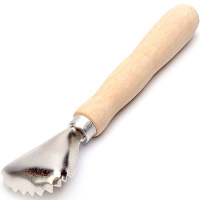 Рыбочистка с дер. ручкой (250 шт) 1273  155*44*2мм