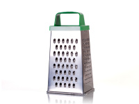 Терка универсальная  с пластмассовой ручкой бел/жесть 0,25-0,28 мм Размер 11х8,5х22 см