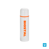 Термос с узкой горловиной, цвет в ассортименте, 1.0 л.