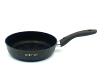 Сковорода 220мм,с руч, АП (кофейный мрамор) линия "Marble Induction" 