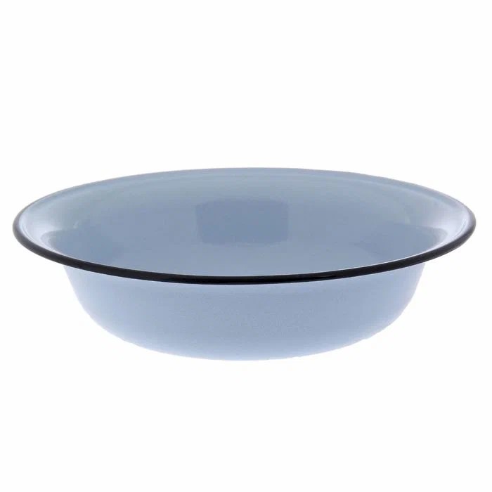  Миска 4 л серо-голубая