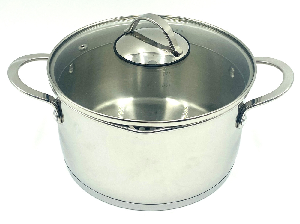 Кастрюля 5л "Роден"  220 мм ТРС, КС