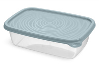 Контейнер прямоугольный "Романо" 1,6л серо-голубой С852СГОЛ