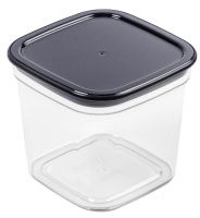 Контейнер для сыпучих продуктов "Смарт" 0,6л чернильно-серый С413ЧСЕР