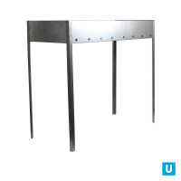 Мангал "Дачный" 1,6 мм на высоких ножках (717х286х705) 1с2176 толщина металла 1,4