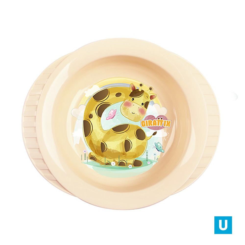 Тарелка детская на присосе  Giraffix 