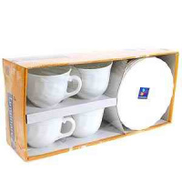 Чайный сервиз 8 пр. 0,28л "TRIANON" (4 перс.) luminarc